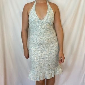 Floral Halter Dress